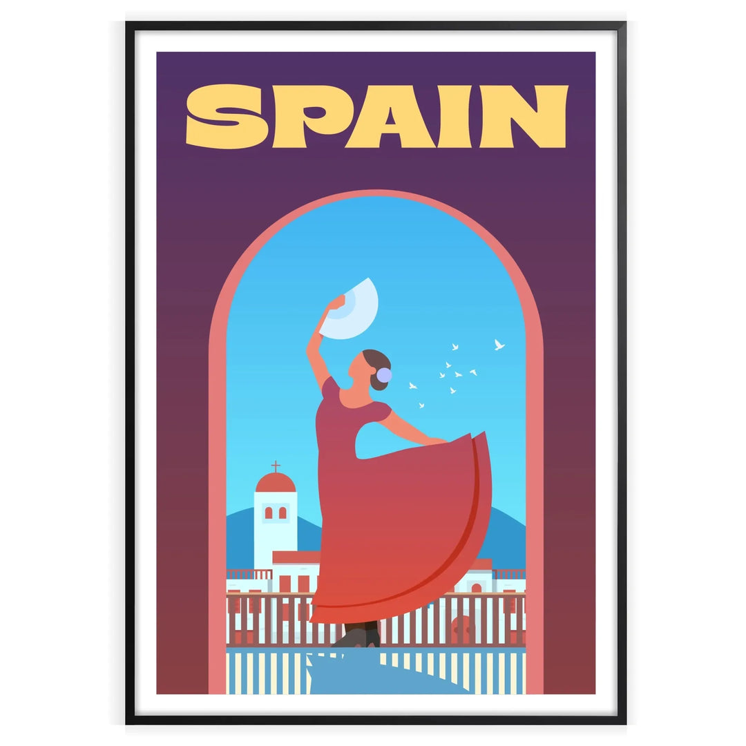 Spain Print Wall Art Poster home deco premium print affiche locadina wall art home office vintage decoration