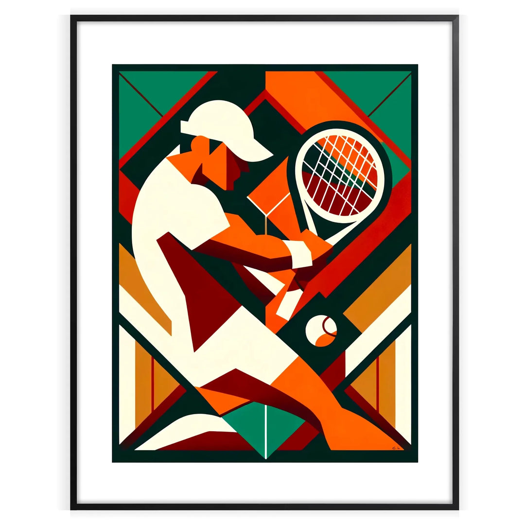 Tennis Poster Vintage Poster  home deco premium print affiche locadina wall art home office vintage decoration
