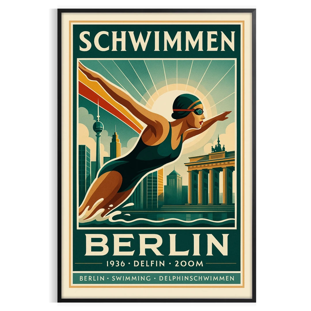 Elevate Space Stunning Swimming Poster Products