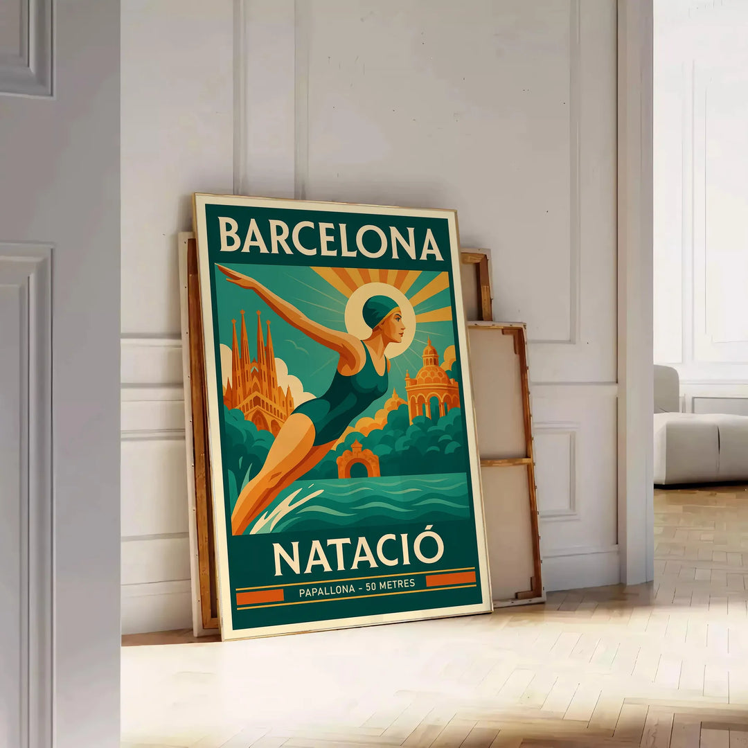 Discover Unique Swimming Poster Products Every Space