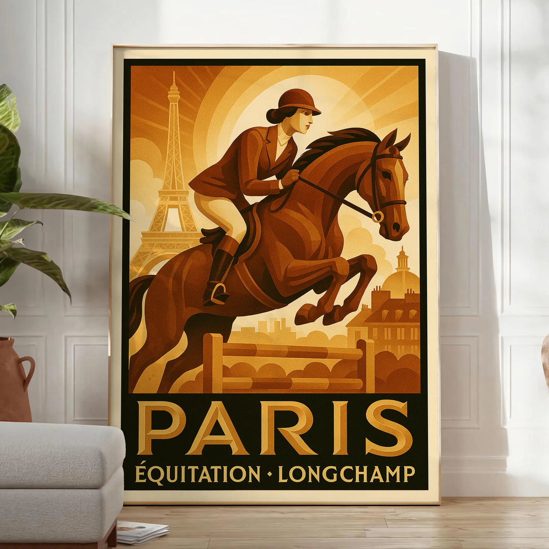 Equitation Poster Product Styles Care Framing Tips