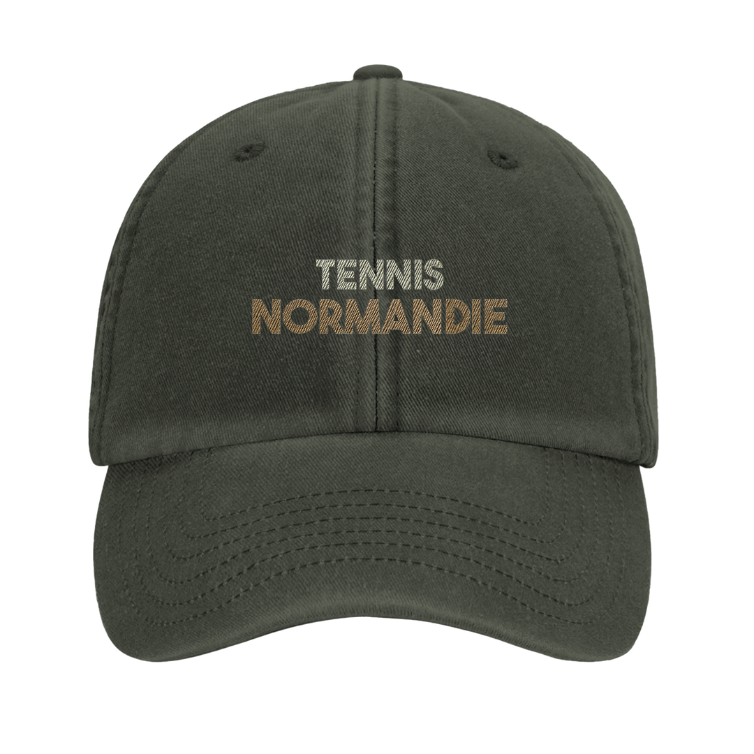 Comparing Vintage Cap Tennis Champagne Roma Embroidered Designs