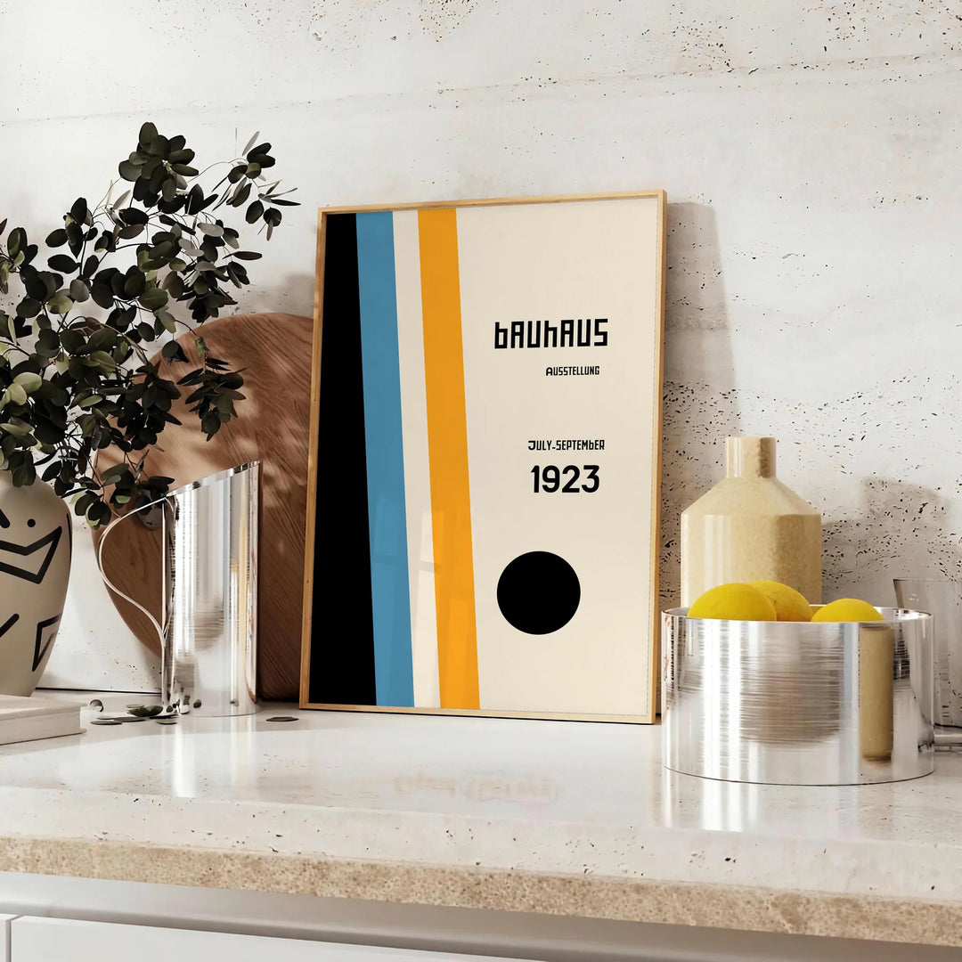 Geometric Wall Art: Modernism Prints Inspired by Bauhaus Design