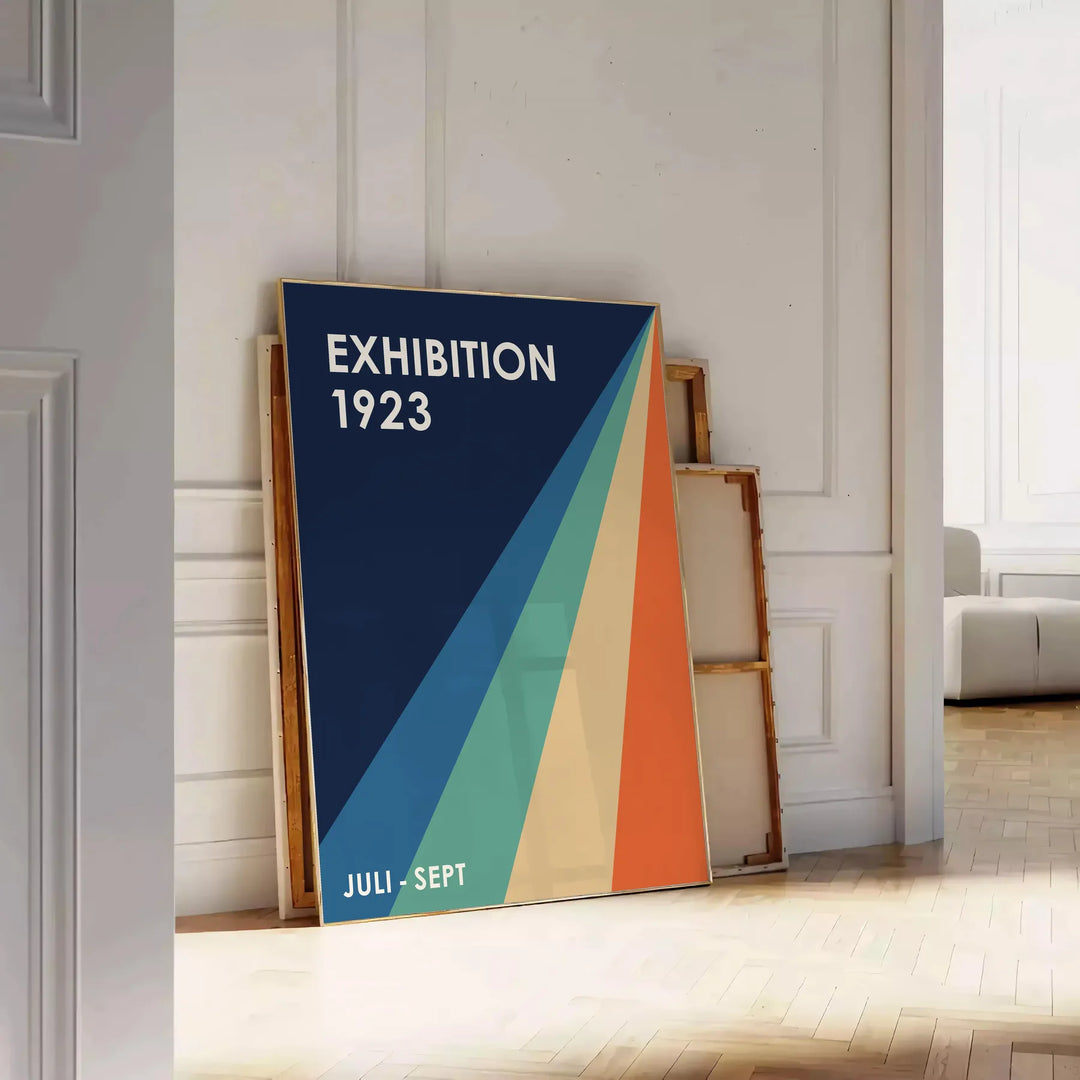 Minimalism in Geometrical Bauhaus Print: A Stylish Exploration