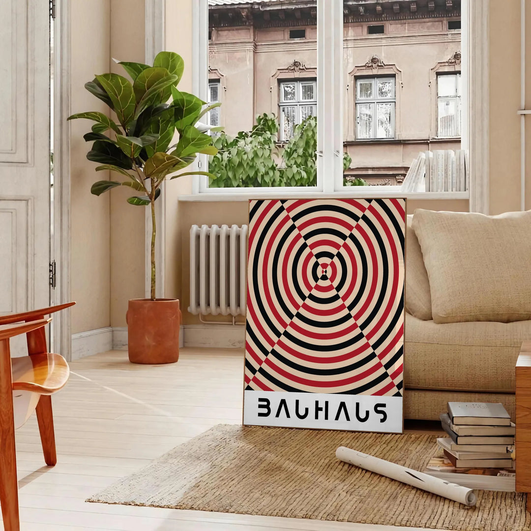 Geometrical Bauhaus: Wall Art with Clean Lines for Modern Spaces