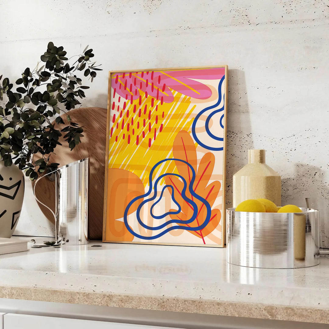 Retro Poster Revival: Contemporary Twist on Classic Designs