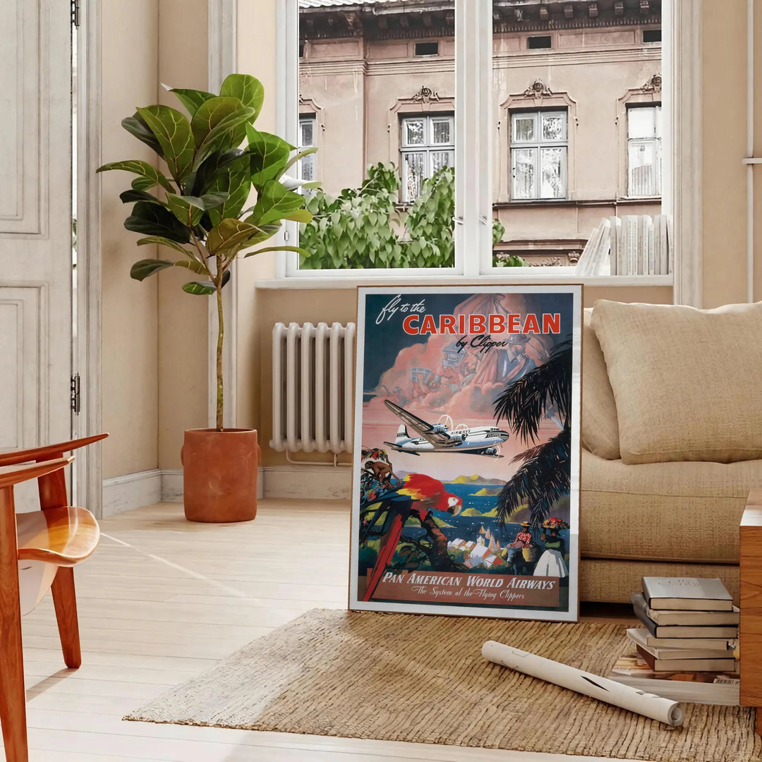 Create Stunning Walls with Vintage Poster Print Art