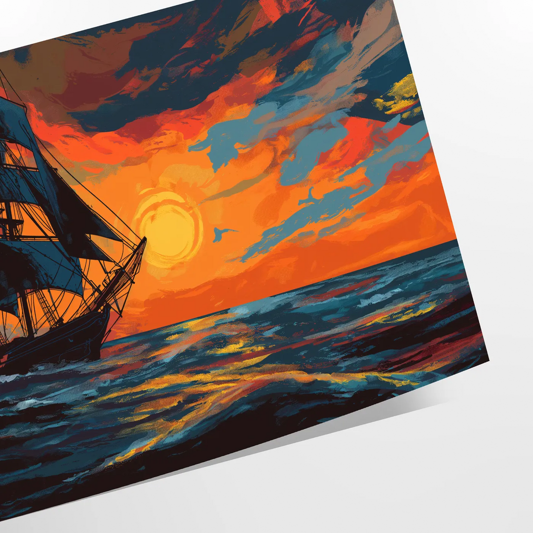 Vintage Poster Print: Reviving Pop Art's Bold and Colorful Charm