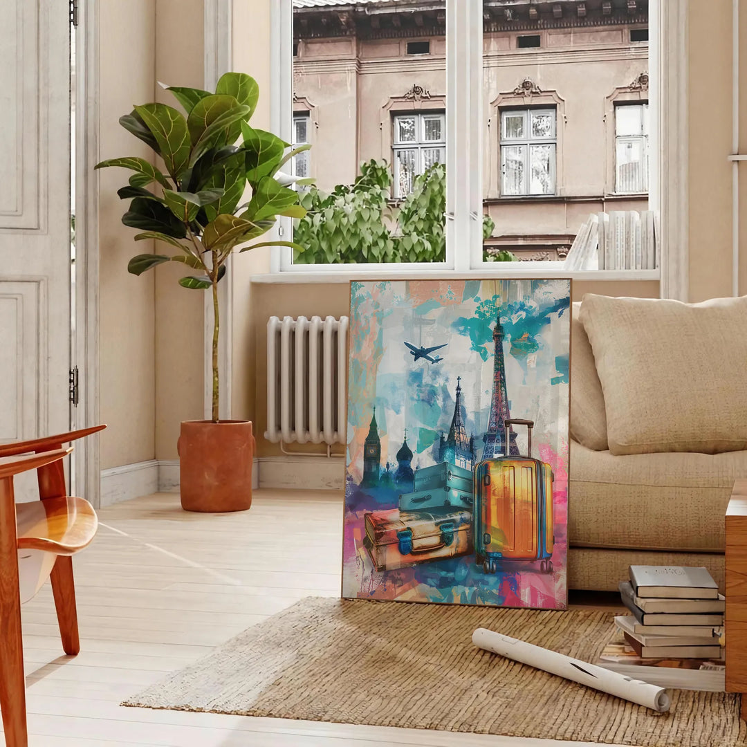 Virtual Reality in Digital Art: Cyberpunk Minimalist Illustration for Sci-Fi Fans and the Rise of Modern Glitch Art Print with Vibrant Distortion