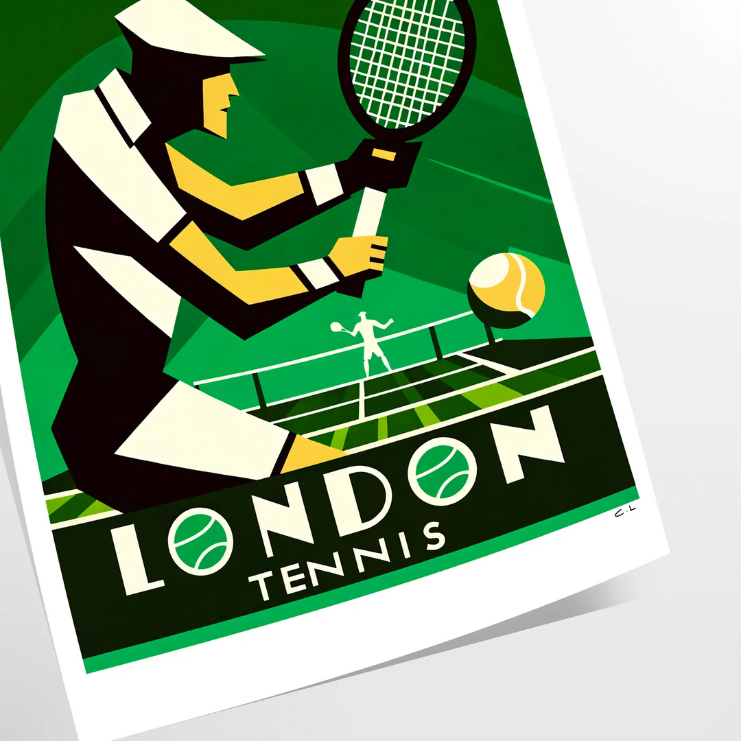Exploring the Charm: Vintage Tennis Posters Through the Ages