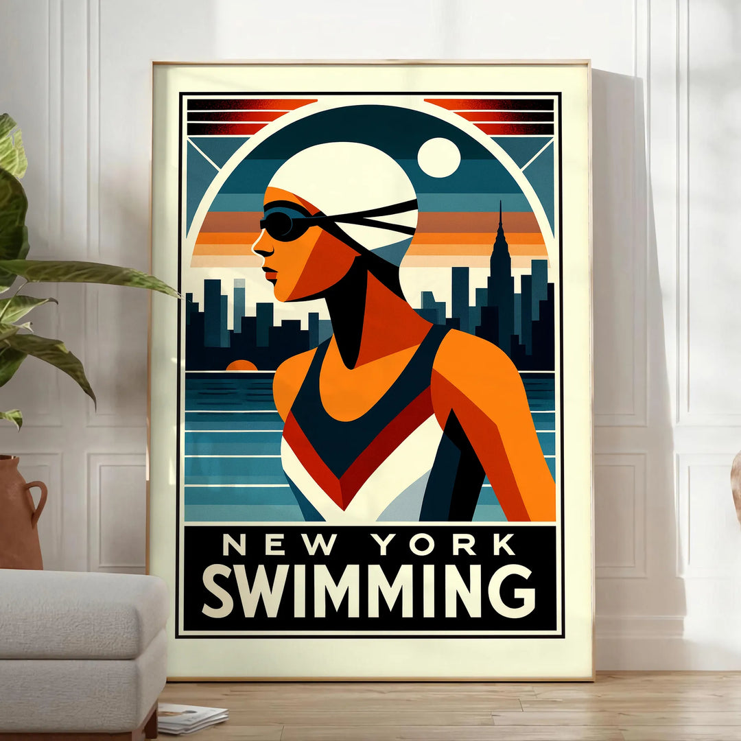 Celebrate Spain's Victory Stunning Swimming Posters