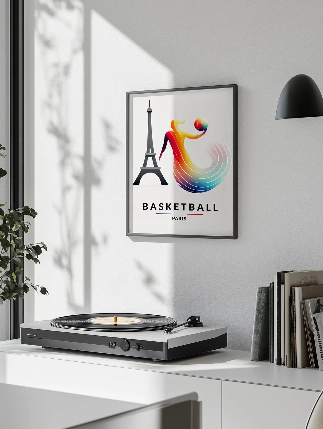 Elevate Space Basketball Prints Sport Posters