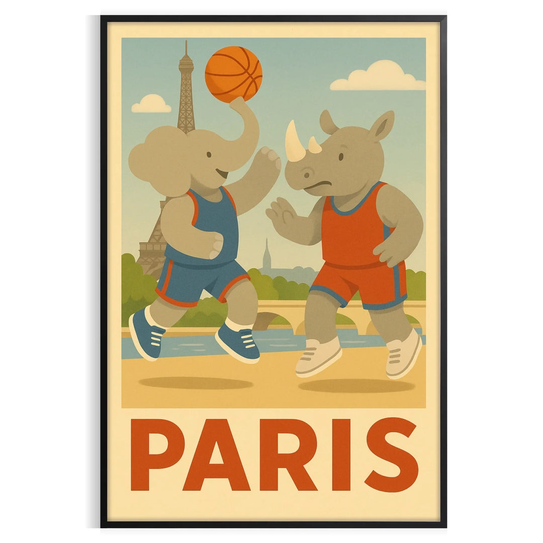 Elevate Space Basketball Prints Sport Posters Collection