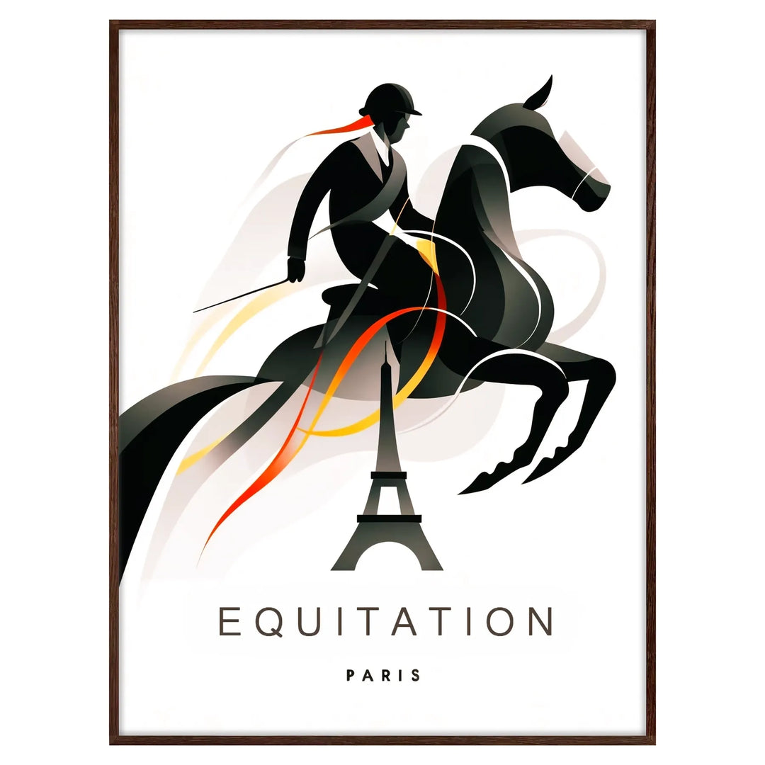 Shopify's Equitation Poster Collection Capture Thrill Riding