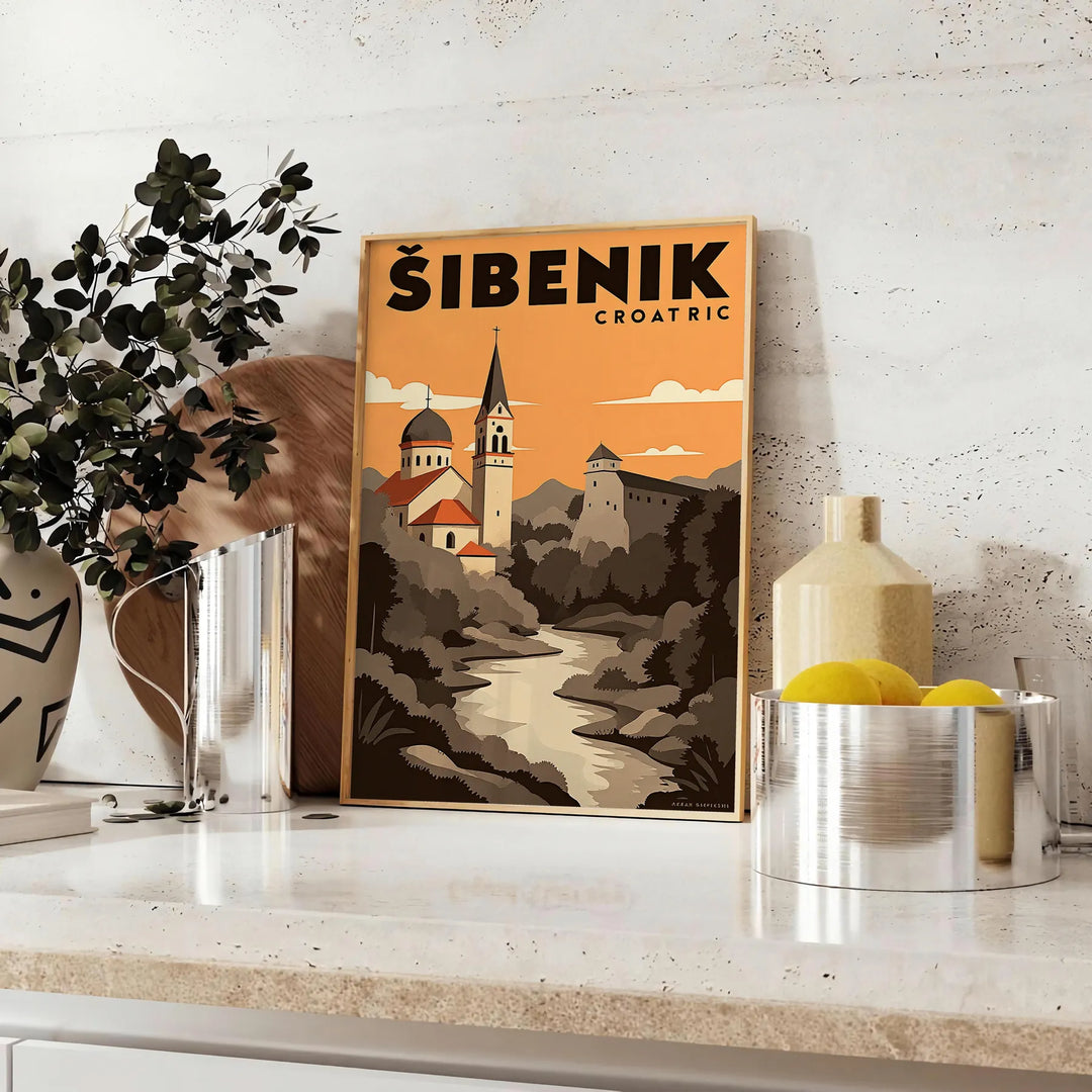 Art Déco Vintage Posters of Croatia's Iconic Cities