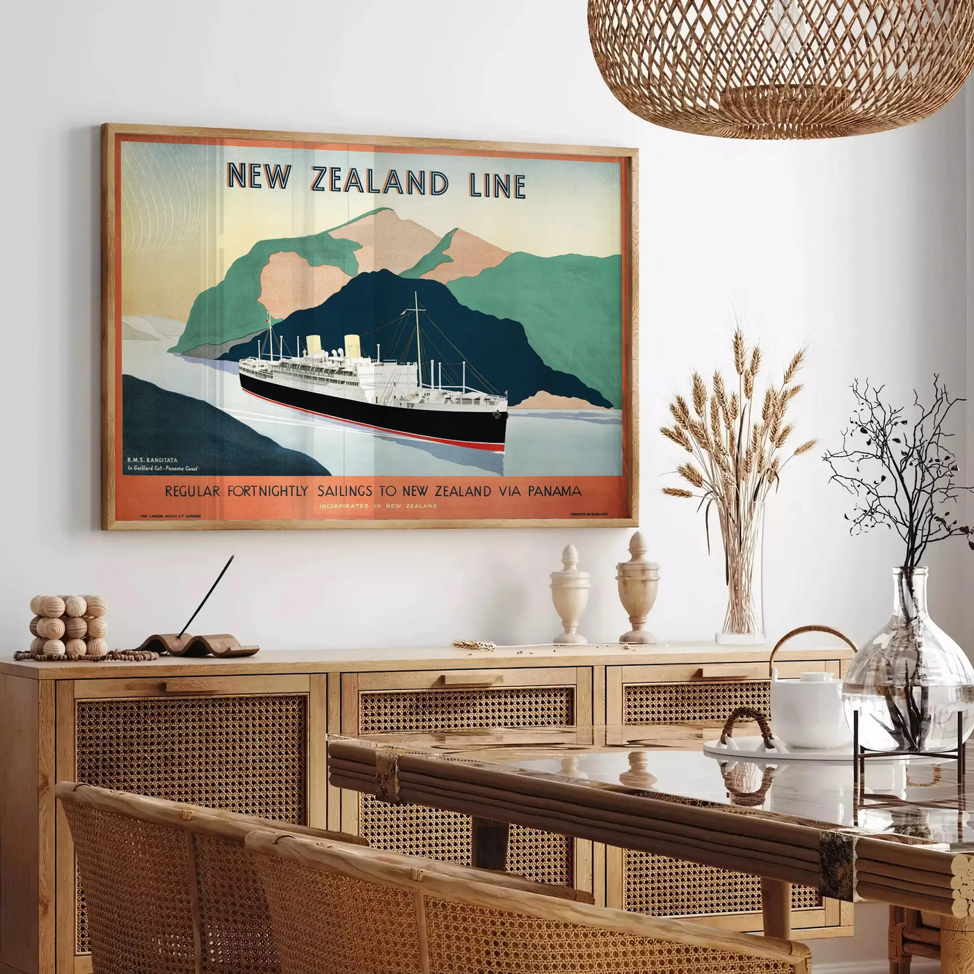 Poster Boat Vintage