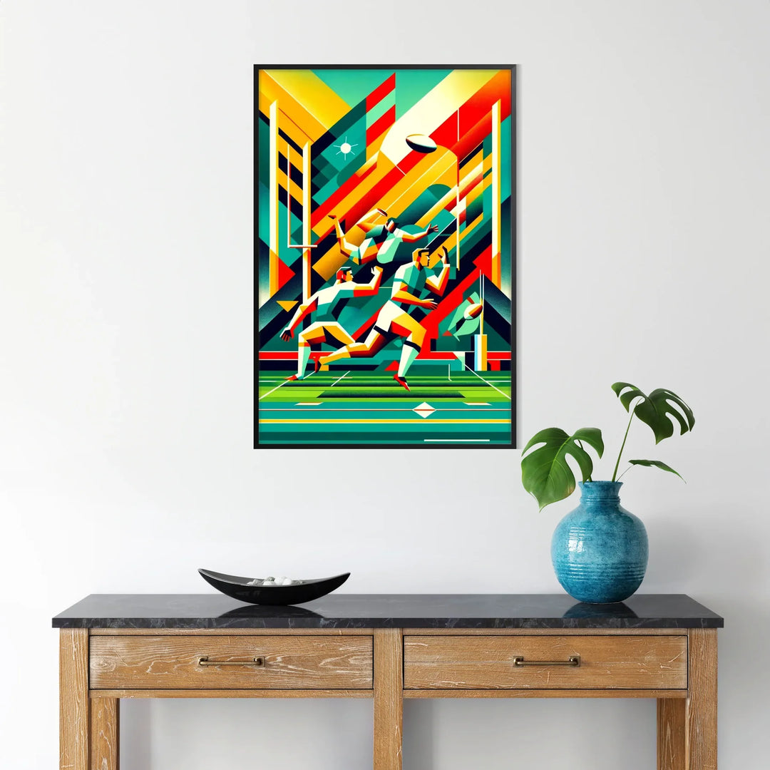 rugby prints football paris poster sport poster table home deco rugby prints