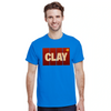 テニスの試合を楽しむためのスタイリッシュなクレイテニススポーツTシャツ。快適なコットン素材で、プレイヤーやファンに最適です。