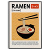 space Ramen Kitchen Poster vibrant blend black red essence culinary art food lovers enthusiasts decor sizes A4 cm A0