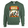 style comfort Rome Marathon 6 Sweater thick unisex sweatshirt 50 % cotton polyester air jet spinning soft feel resistance double needle stitching classic cut stretchable rib perfect