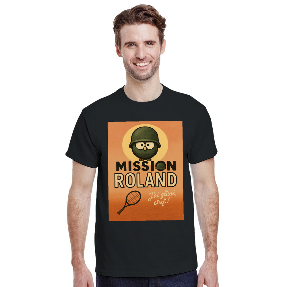 T-shirt game exclusive Mission Roland Tennis 3 t shirt dynamic design favorite sport tee perfect lovers athletes addition wardrobe today court shirts premium cotton ultimate comfort