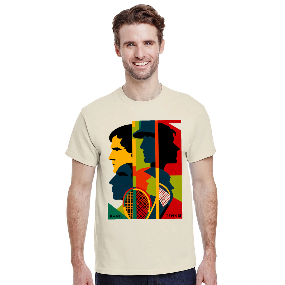 テニス愛好者にぴったりのトーナメントテニスTシャツ。スタイリッシュなデザインで、コートでも観客席でも活躍します。快適なコットン素材で、あなたのワードローブに欠かせない一着です。