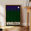 affiche exclusive Wimbledon Tennis 6 un must have tous passionnés élégantes couleurs noir gris artwork une touche chic décoration dimensions cm sublimez murs disponibles A4 A0