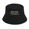 Gorra bordada New York Tennis 3, hecha de algodón orgánico 100% OCS, con protección solar UPF50+, perfecta para un estilo chi