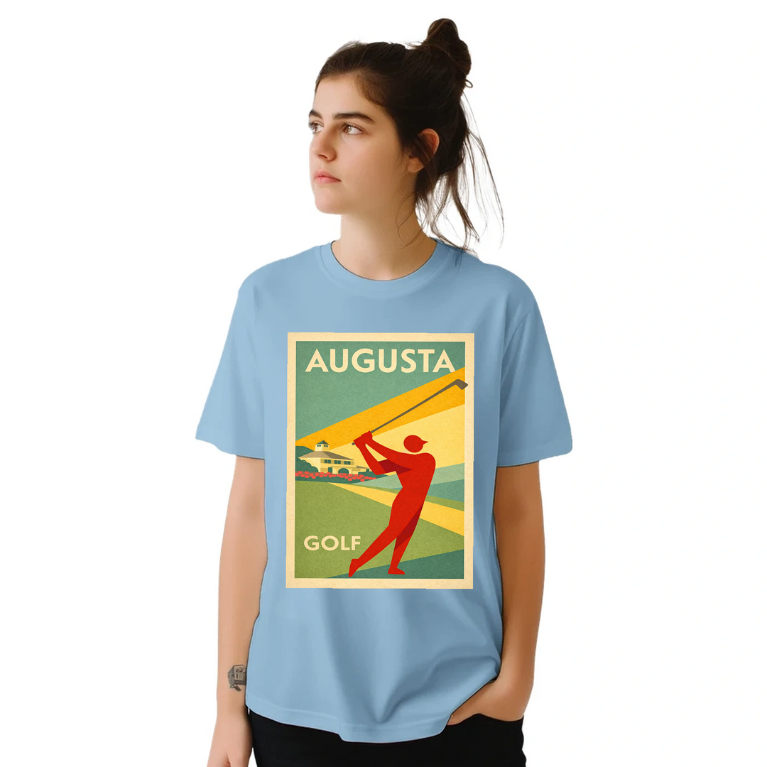 Camiseta com um gráfico do Augusta National Golf Club