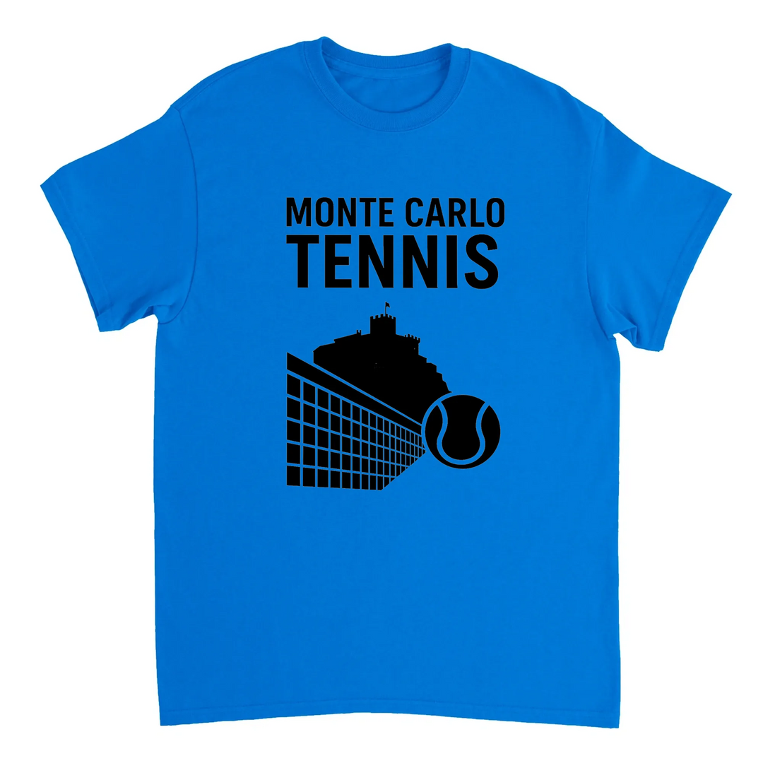 T-shirt style Monte Carlo Tennis T shirt perfect sports enthusiasts fashion lovers vibrant design elegance tee court ultimate blend comfort flair sizes S M L XL XXL