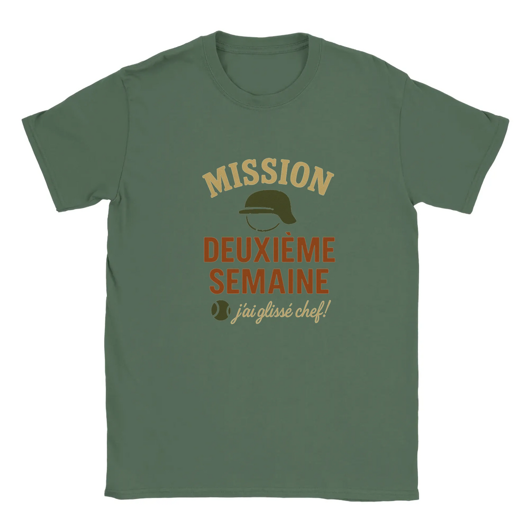Image Military de Mission 2eme Semaine Tennis Tshirt 3