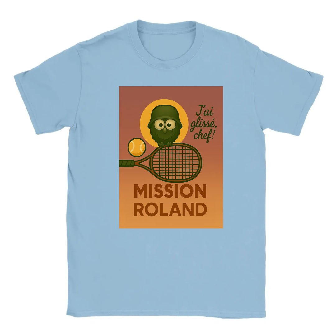 Image Light Blue de Mission Roland Tennis Tshirt