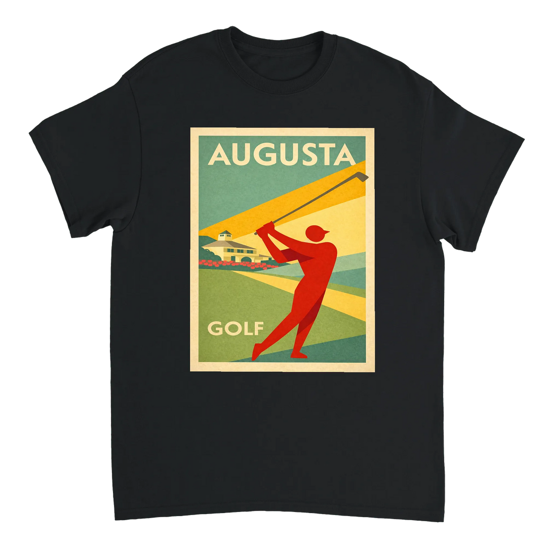 Camiseta com um gráfico do Augusta National Golf Club