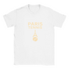 T-shirt T - shirt unique charme Paris énergie tennis valeur passion un design captivant parfait amateurs sport mode française confort supérieur grâce tissu coton doux respirant