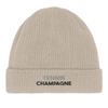 Image Sand de Beanie Tennis Champagne  - Cotton Bio, Embroidered Design