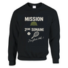 Maglione unisex Mission 2Eme Semaine Tennis in morbido cotone e poliestere, con taglio classico e finitura anti-pilling