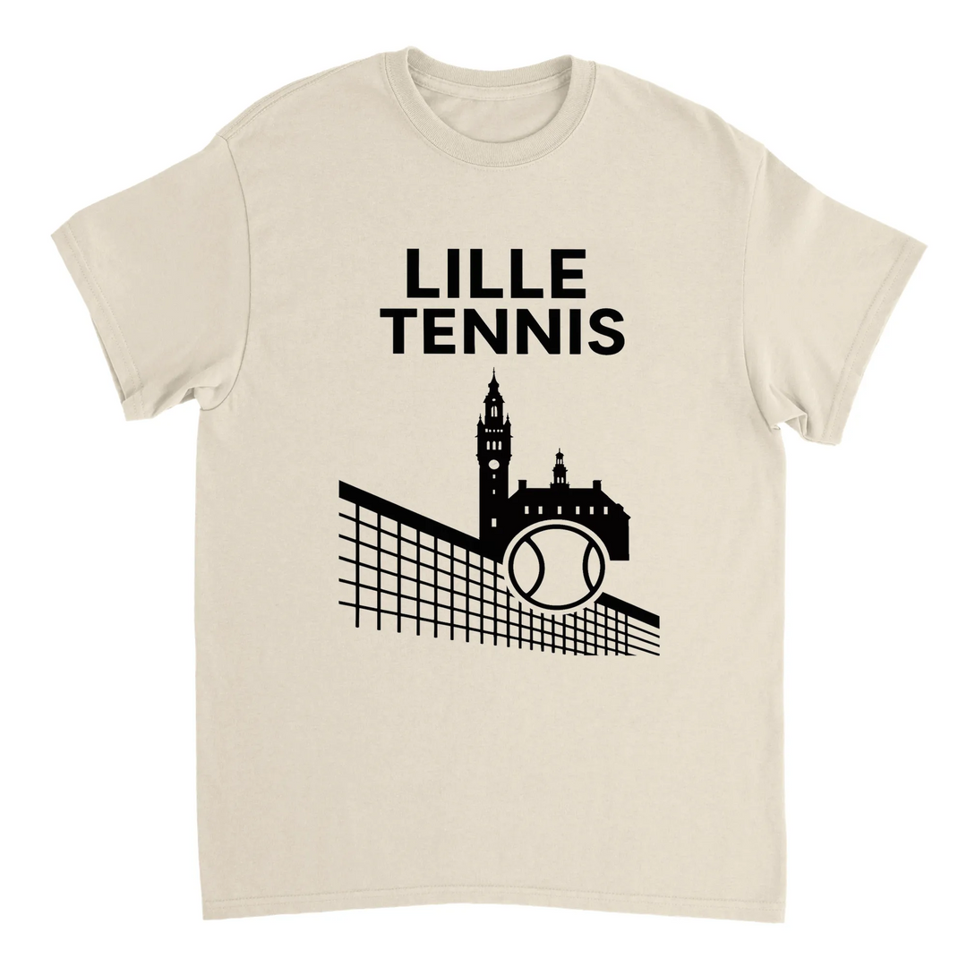 Image Natural de Lille Tennis Tshirt [color:natural] [view:front]