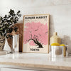 superbe Flower Botanical 17 un chef - œuvre noir gris intérieur une touche vintage poster fleurs disponible 50x70 cm disponibles A4 A0