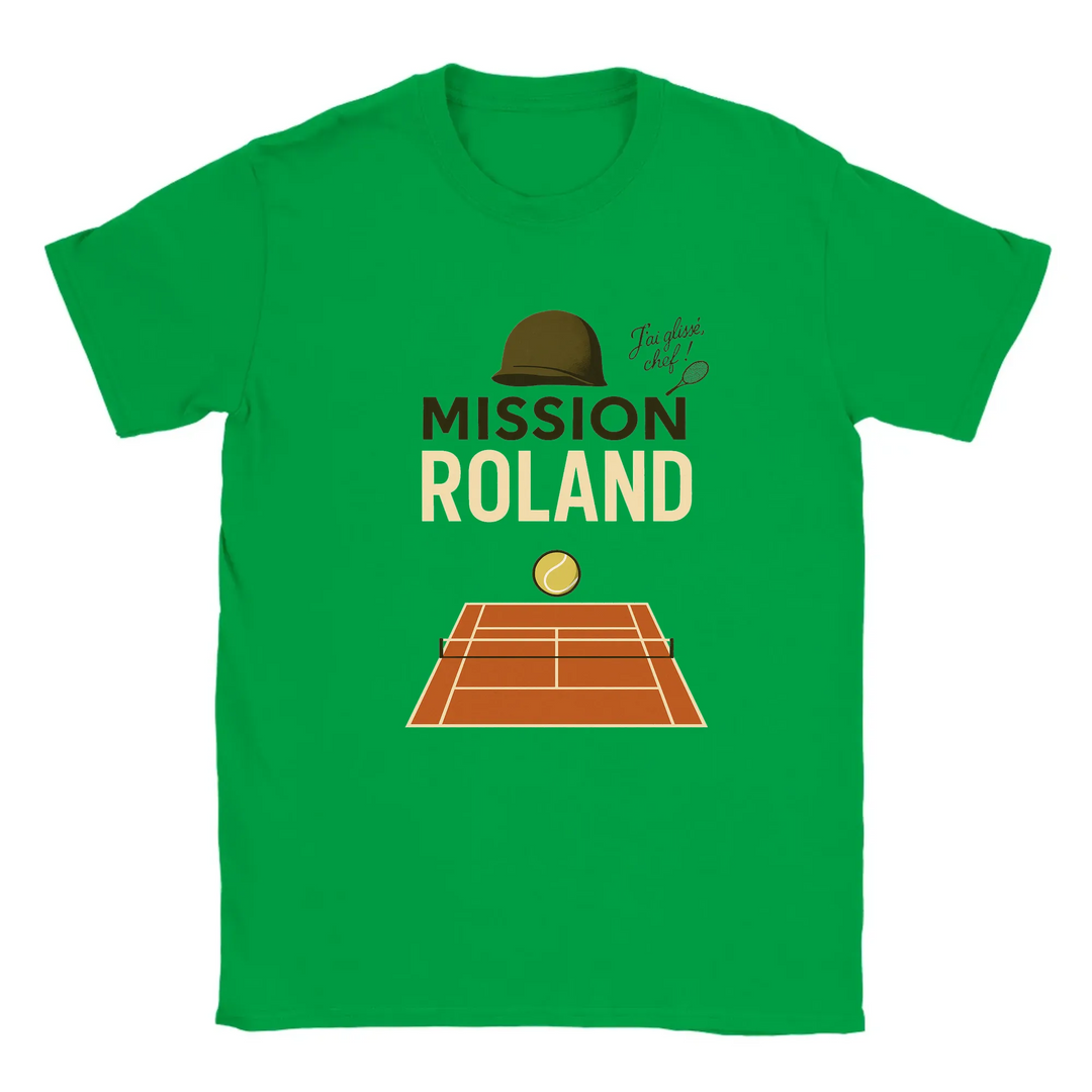 Stylisches Mission Roland Tennis T-Shirt für Tennisliebhaber, aus weicher, atmungsaktiver Baumwolle für ganztägigen Komfort