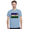T-shirt de ténis Wimbledon, ideal para fãs e jogadores, com um design vibrante e confortável em algodão respirável
