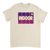 Camiseta de ténis indoor, perfeita para entusiastas do desporto, feita em algodão durável e confortável