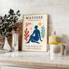 space vibrant Matisse Papiers Découpés 9 poster classic white orange hues Henri print essence iconic cutouts art lover collection