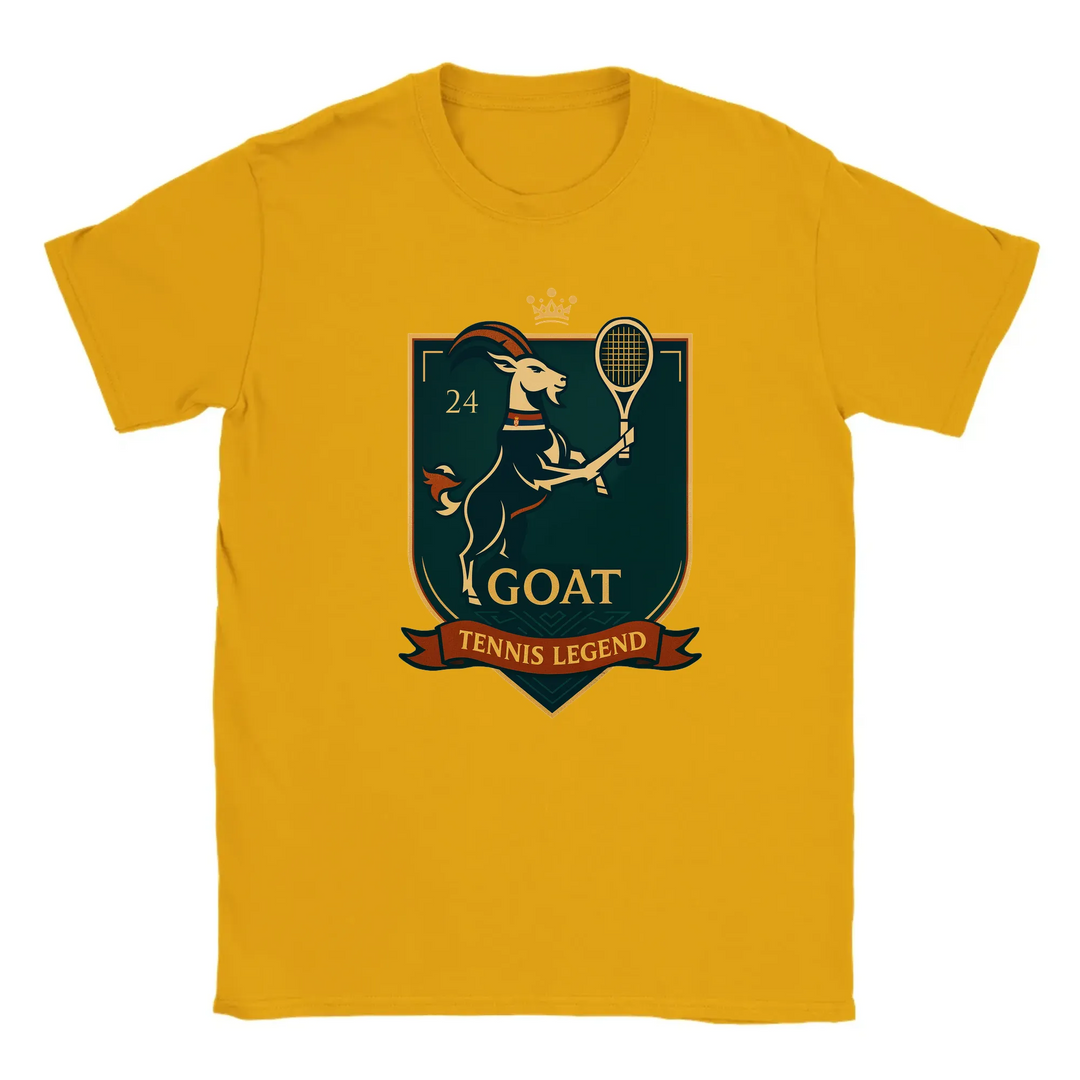 Image Gold de Tshirt Tennis GOAT Nole