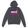 Hoodie de ténis indoor, confortável e estiloso, feito em mistura de algodão e poliéster, com capuz forrado e bolso frontal