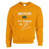 Maglione unisex Mission 2Eme Semaine Tennis in morbido cotone e poliestere, con taglio classico e finitura anti-pilling