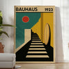 authentic Bauhaus Poster Art piece 1923 Surf School striking black red design essence Prints space sizes A4 cm A0