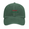 Image Green de Vintage Cap Tennis Champagne 3 - Embroidered Design