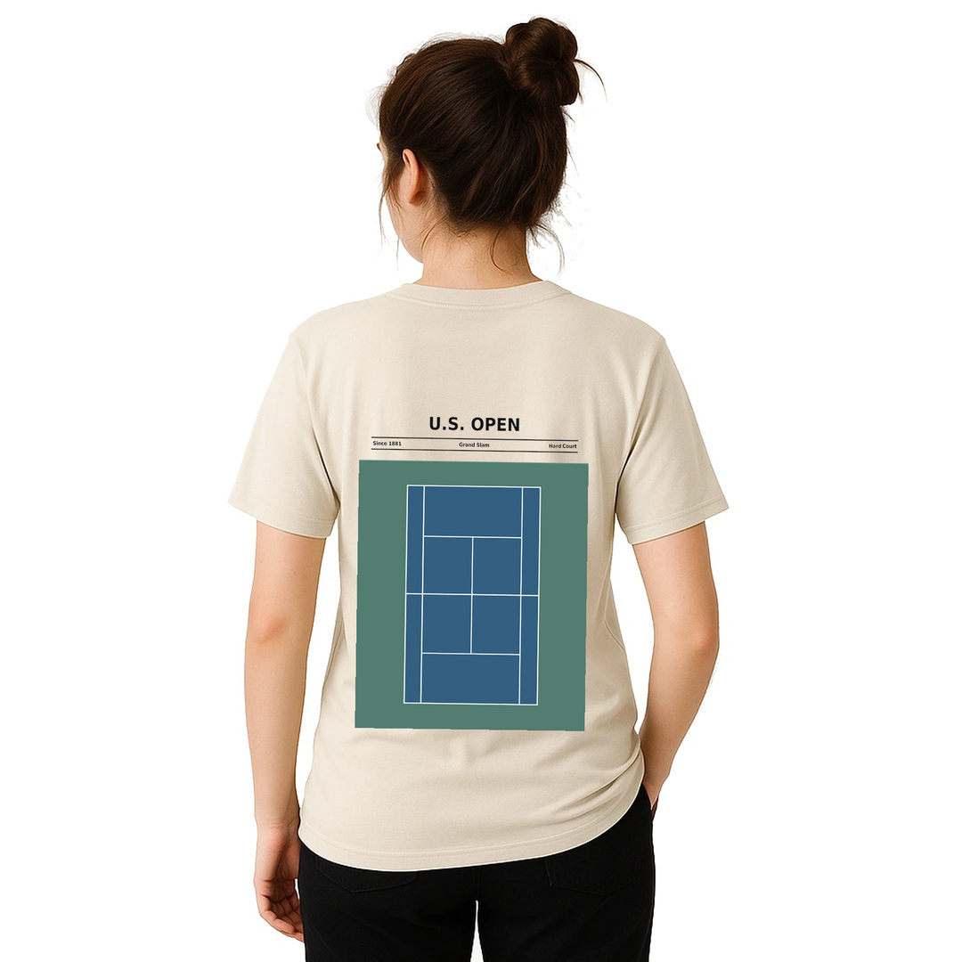 Image Natural de Us Open Tennis Tshirt [color:natural] [view:back]