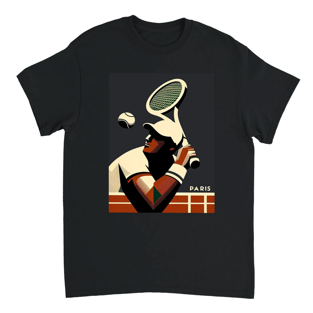 T-shirt style Paris Tennis T shirt enthusiasts lovers City Lights chic tee comfort flair court town addition wardrobe soft feel high quality cotton