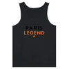 Canotta unisex Tank Tennis Paris Legend con taglio moderno e scollatura rotonda, realizzata in cotone pettinato e ritorto al